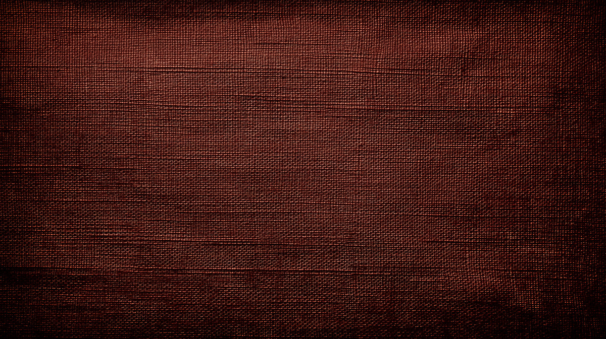 Dark Red Woven Texture Mural Wallpaper | Rustic Linen Wall Decor