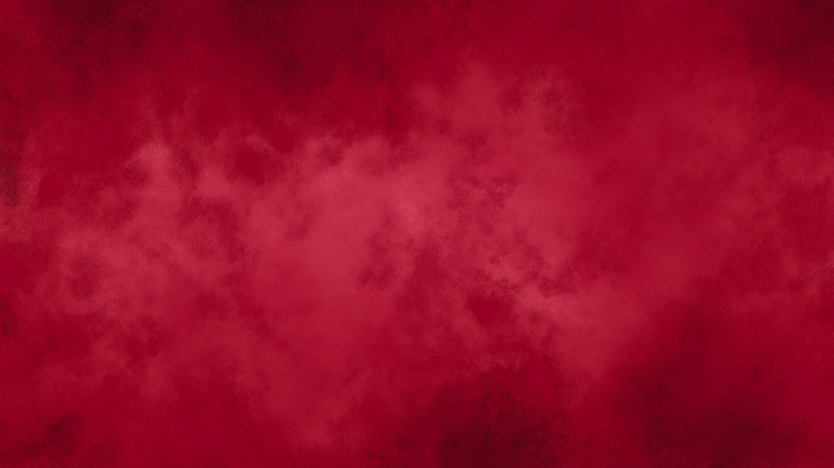 Crimson Solid Color Mural Wallpaper | Abstract Blotchy Texture