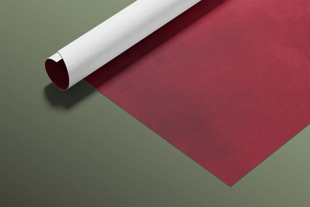 Crimson Solid Color Mural Wallpaper | Abstract Blotchy Texture