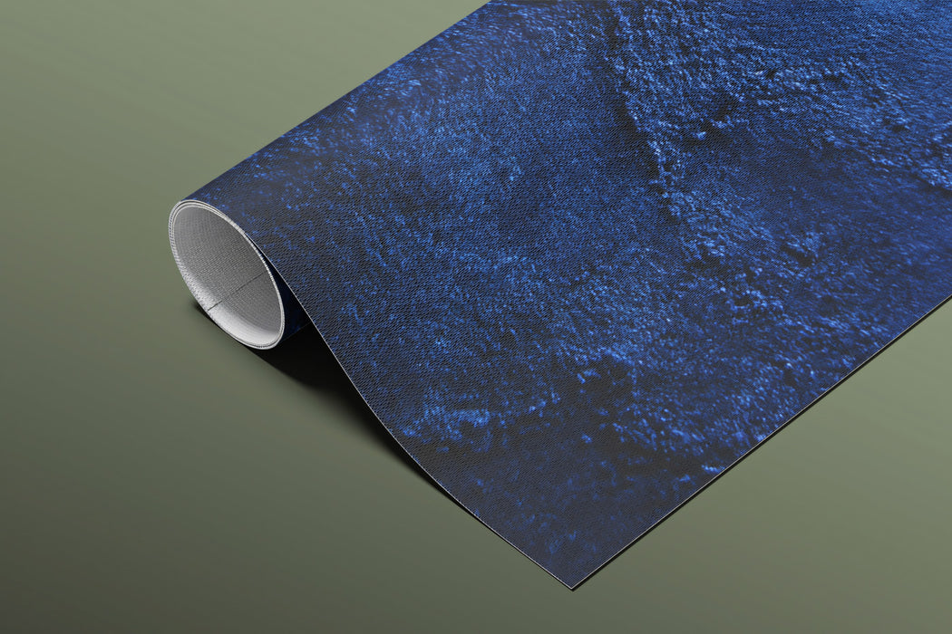 Cosmic Night Blue Mural Wallpaper | Galaxy Texture for Creative Spaces