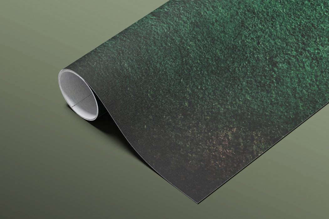 Mysterious Forest Green Mural Wallpaper | Mossy Stone Texture