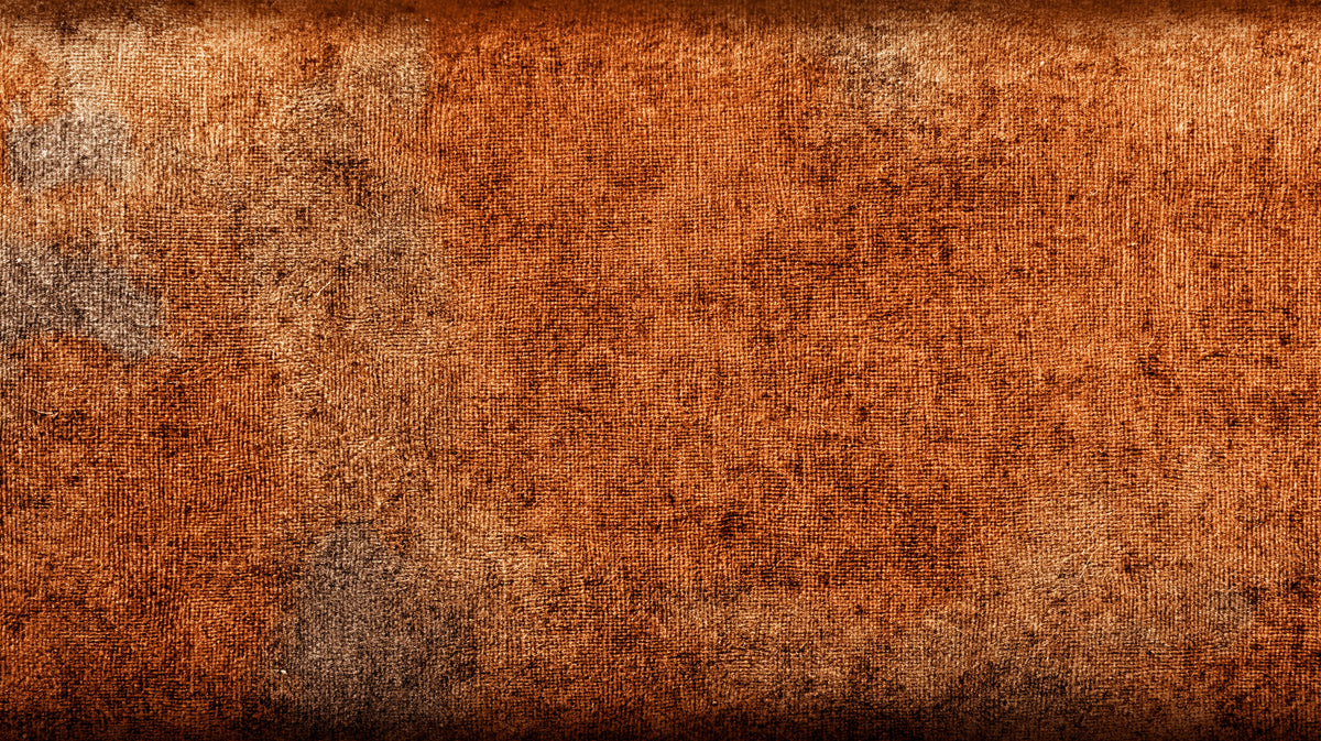 Vintage Canvas Mural Wallpaper | Rustic Distressed Burnt Orange
