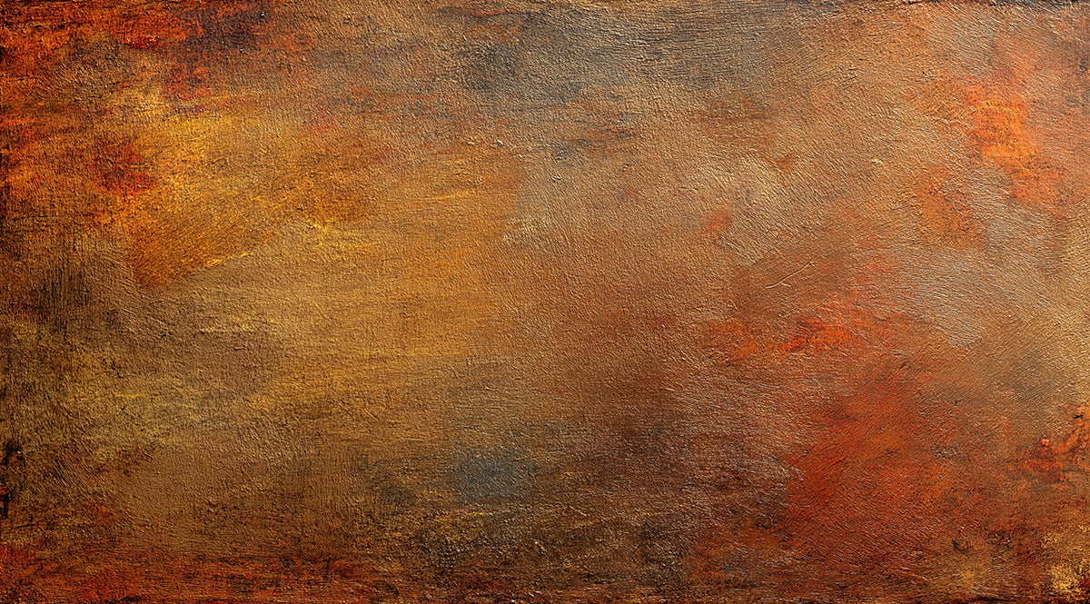 Abstract Earth Tone Mural Wallpaper | Textured Oil Painting Effect