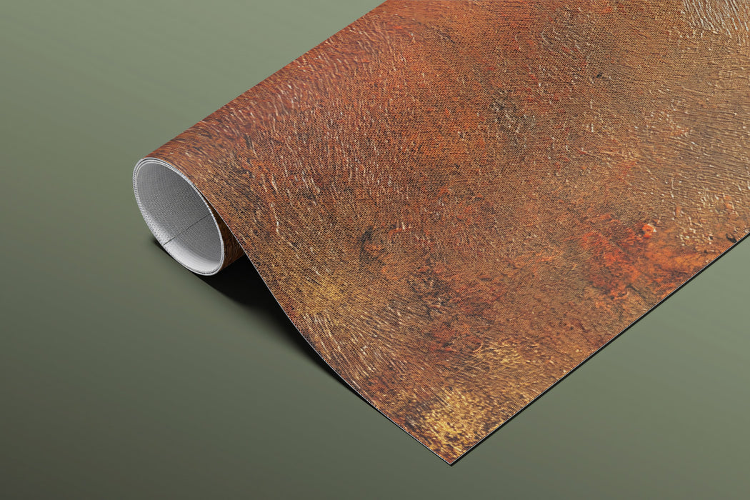 Abstract Earth Tone Mural Wallpaper | Textured Oil Painting Effect