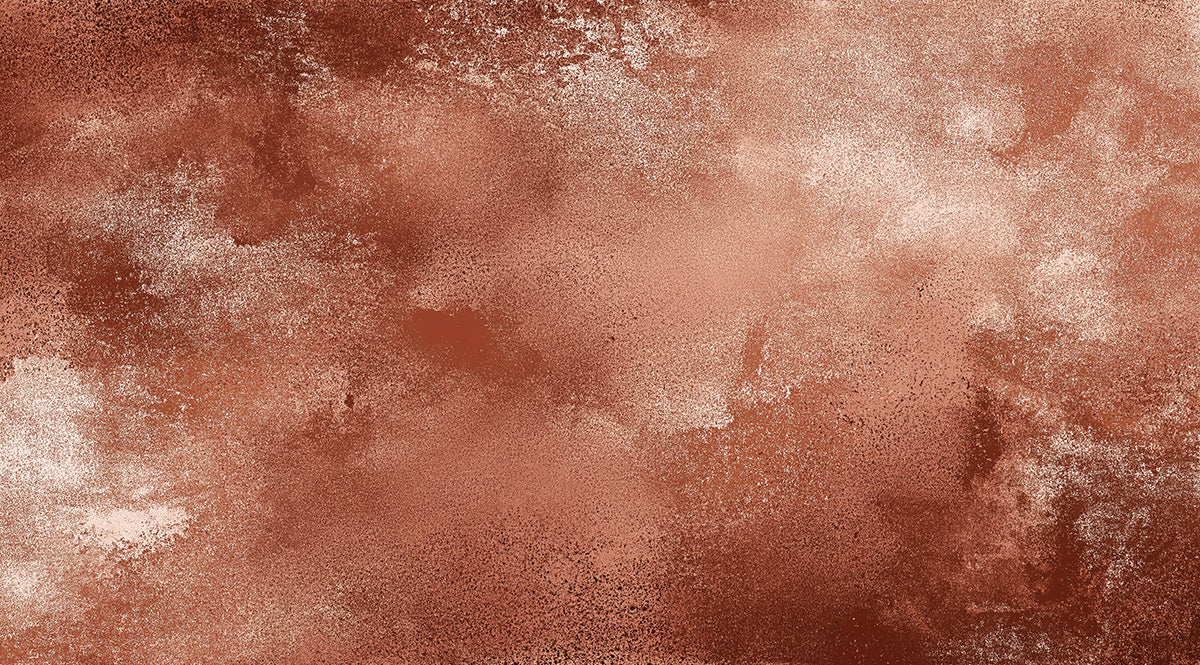 Rusty Copper Mural Wallpaper | Distressed Industrial Metal Texture