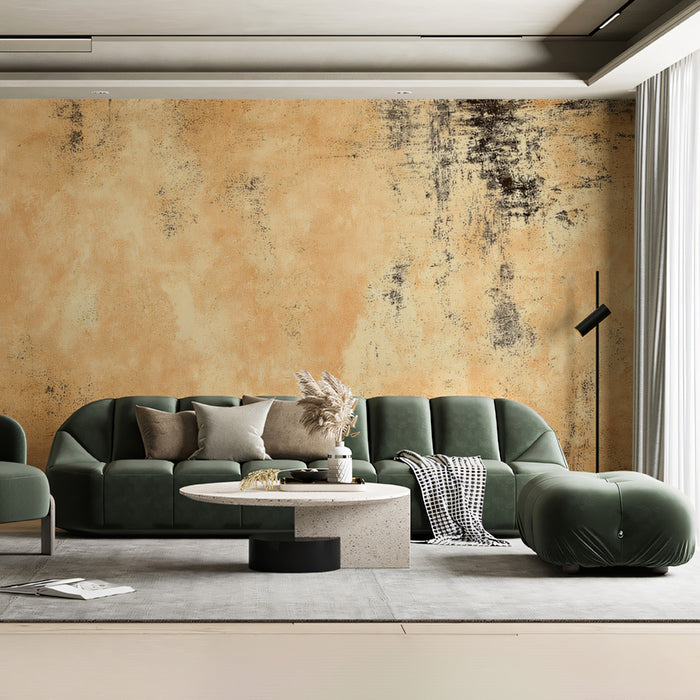 Wabi-Sabi Plaster Mural Wallpaper | Distressed Faded Grunge Texture