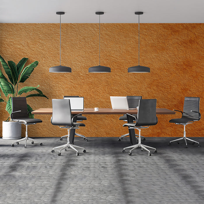 Organic Gold Mural Wallpaper | Textured Abstract Fiber Art