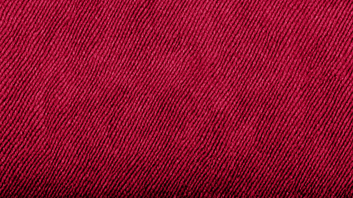Solid Crimson Mural Wallpaper | Woven Textile Fabric Texture