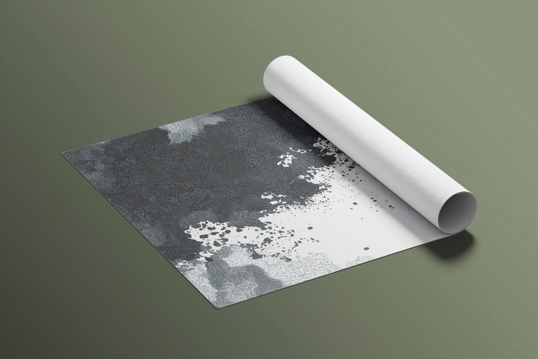 Abstract Gray Cloud Mural Wallpaper | Textured Urban Grunge