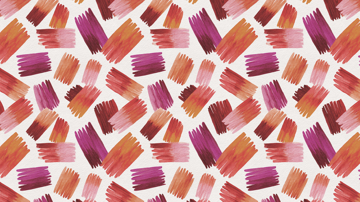 Abstract Brushstroke Mural Wallpaper | Modern Watercolor Pattern