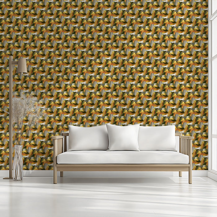 Modern Geometric Mural Wallpaper | Abstract Three-Dimensional Pattern