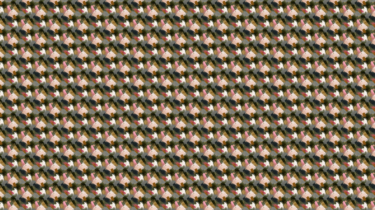 Classic Plaid Mural Wallpaper | Abstract Brushstroke Pattern