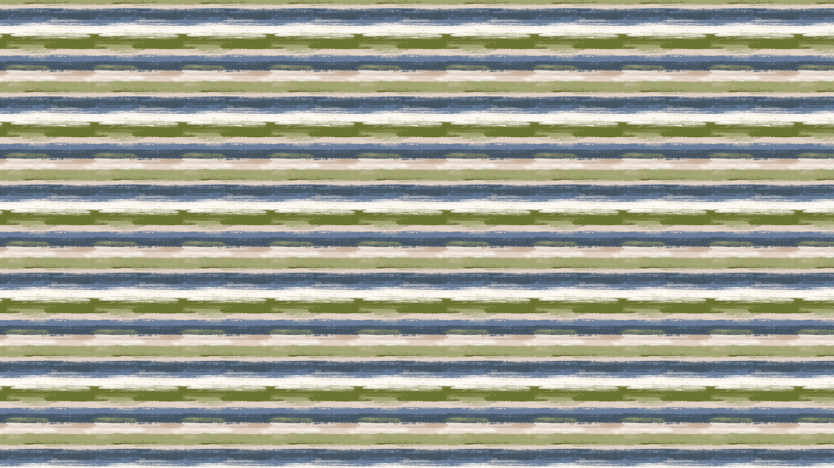 Bold Striped Mural Wallpaper | Abstract Horizontal Texture