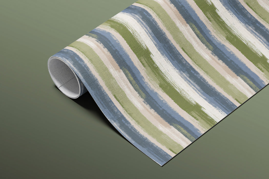 Bold Striped Mural Wallpaper | Abstract Horizontal Texture