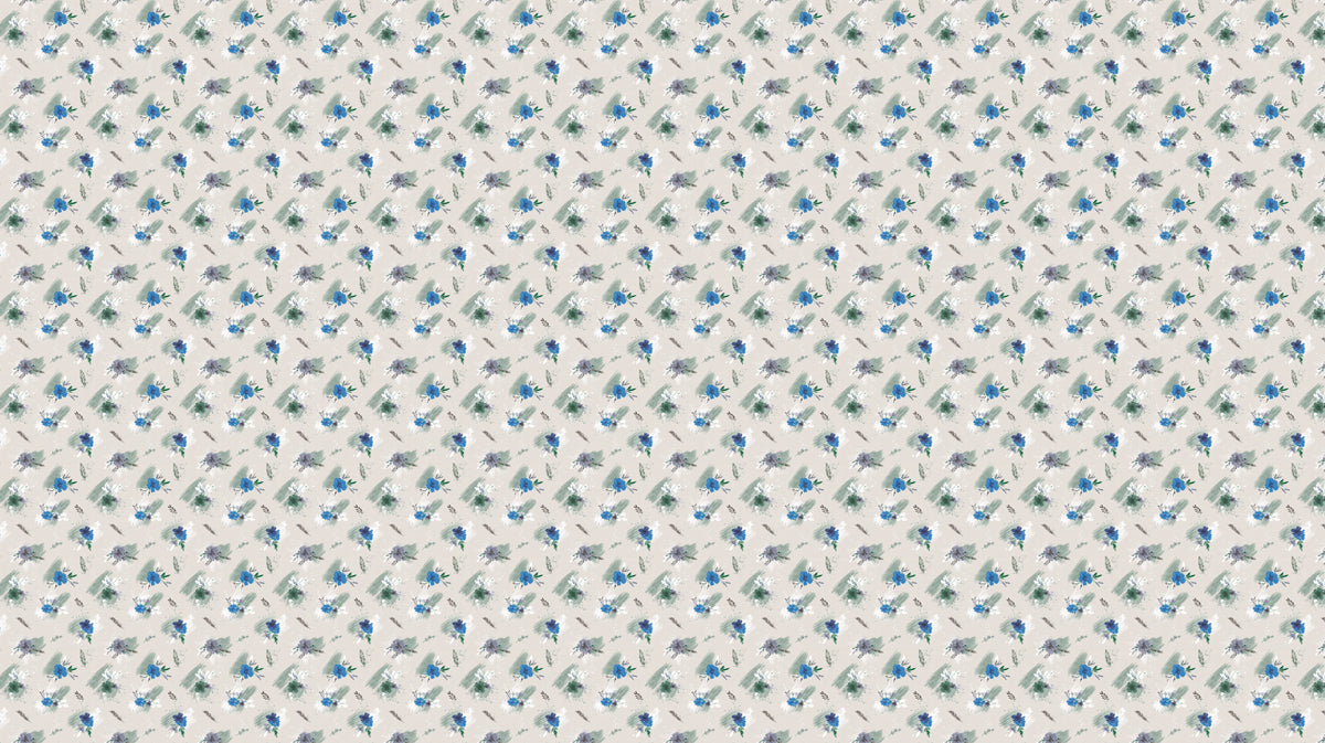 Delicate Floral Mural Wallpaper | Subtle Abstract Pattern