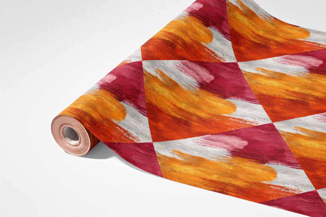 Modern Geometric Mural Wallpaper | Abstract Diamond Pattern
