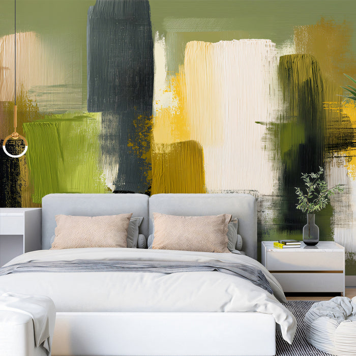 Abstract Vertical Mural Wallpaper | Modern Landscape Texture