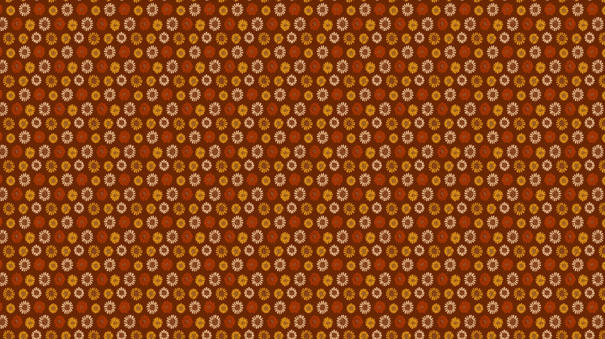 Delicate Floral Mural Wallpaper | Abstract Earthy Tones