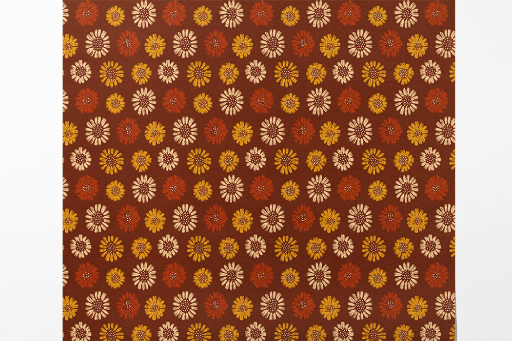 Delicate Floral Mural Wallpaper | Abstract Earthy Tones