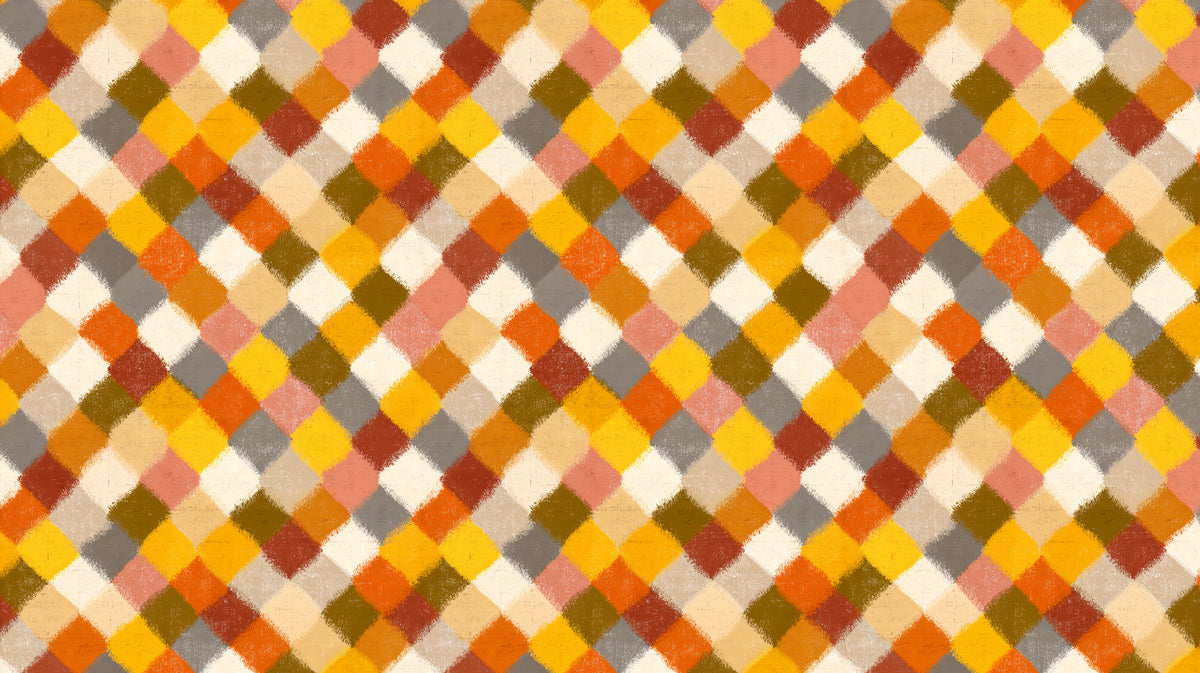 Modern Geometric Mural Wallpaper | Vibrant Harlequin Texture