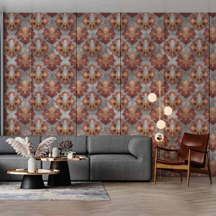 Abstract Geometric Mural Wallpaper | Modern Diamond Pattern