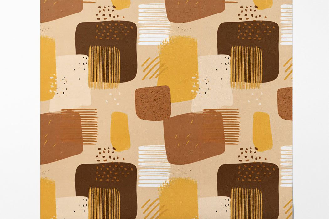 Modern Abstract Mural Wallpaper | Playful Geometric Texture
