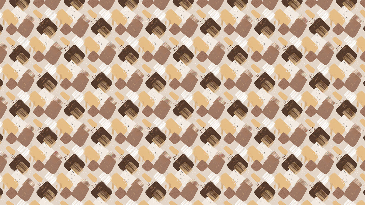 Abstract Block Mural Wallpaper | Subtle Earthy Texture