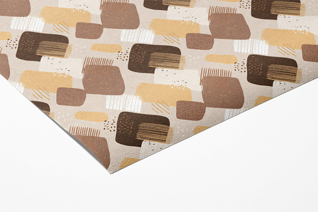 Abstract Block Mural Wallpaper | Subtle Earthy Texture
