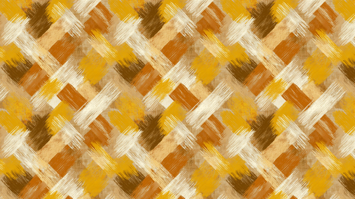 Modern Brushstroke Mural Wallpaper | Woven Earthy Texture