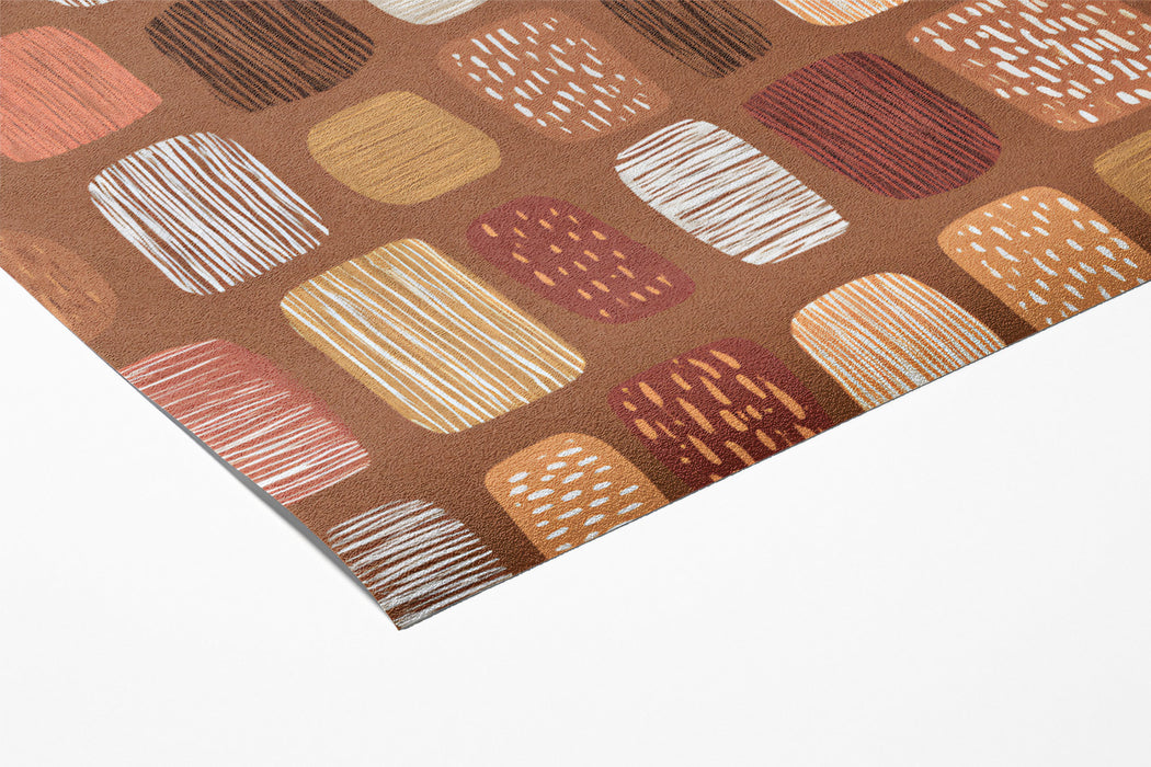 Modern Abstract Mural Wallpaper | Mid-Century Geometric Texture