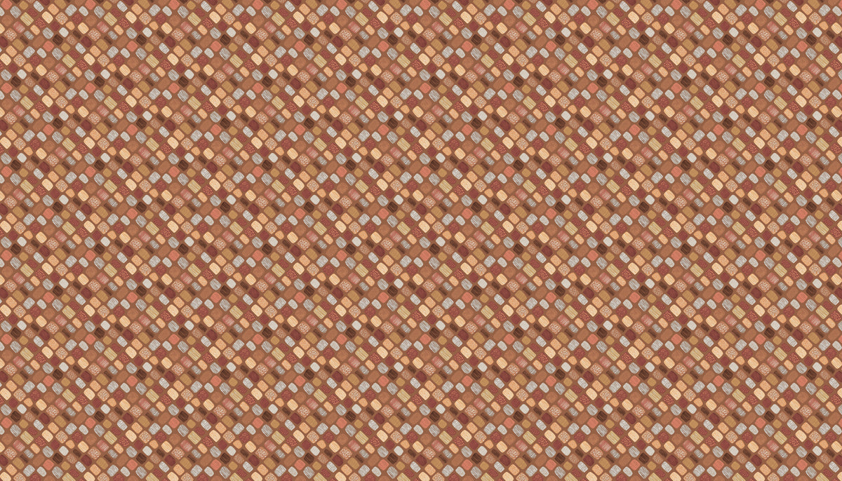 Modern Abstract Mural Wallpaper | Pixelated Earthy Texture