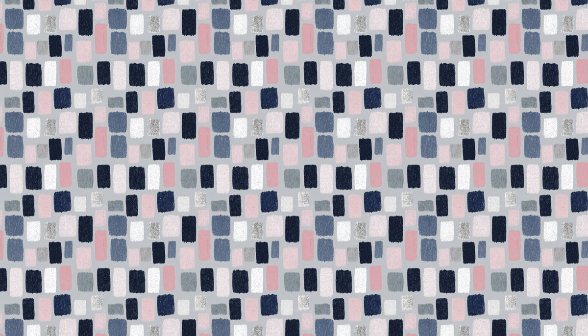Abstract Block Mural Wallpaper | Subtle Geometric Pattern