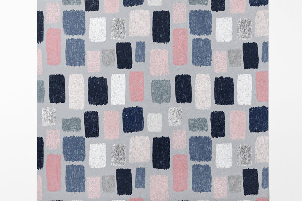 Abstract Block Mural Wallpaper | Subtle Geometric Pattern