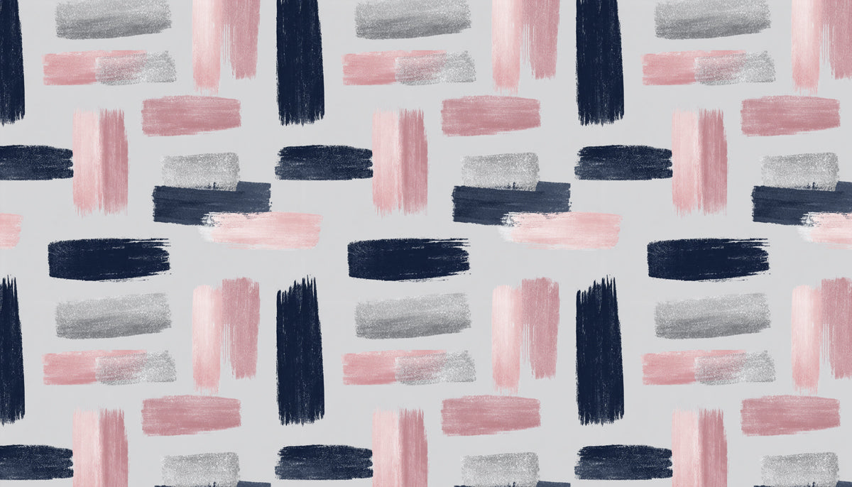 Modern Abstract Mural Wallpaper | Bold Brushstroke Texture