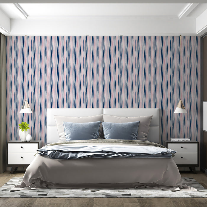 Minimalist Striped Mural Wallpaper | Subtle Vertical Texture