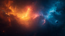 Spaceship Window View Mural Wallpaper in Living Room | Various Colors (Blue, Orange, Yellow, etc.) of Spaceship