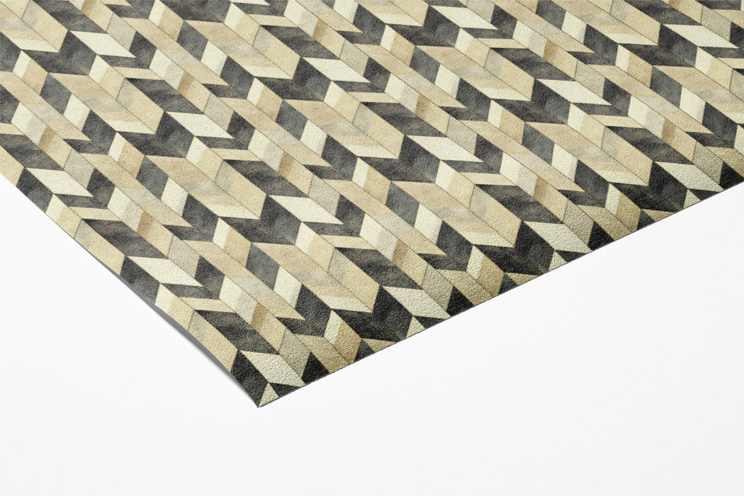 Modern Geometric Mural Wallpaper | Houndstooth Pattern