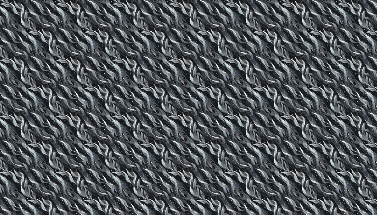 Abstract Swirl Mural Wallpaper | Modern Monochromatic Texture