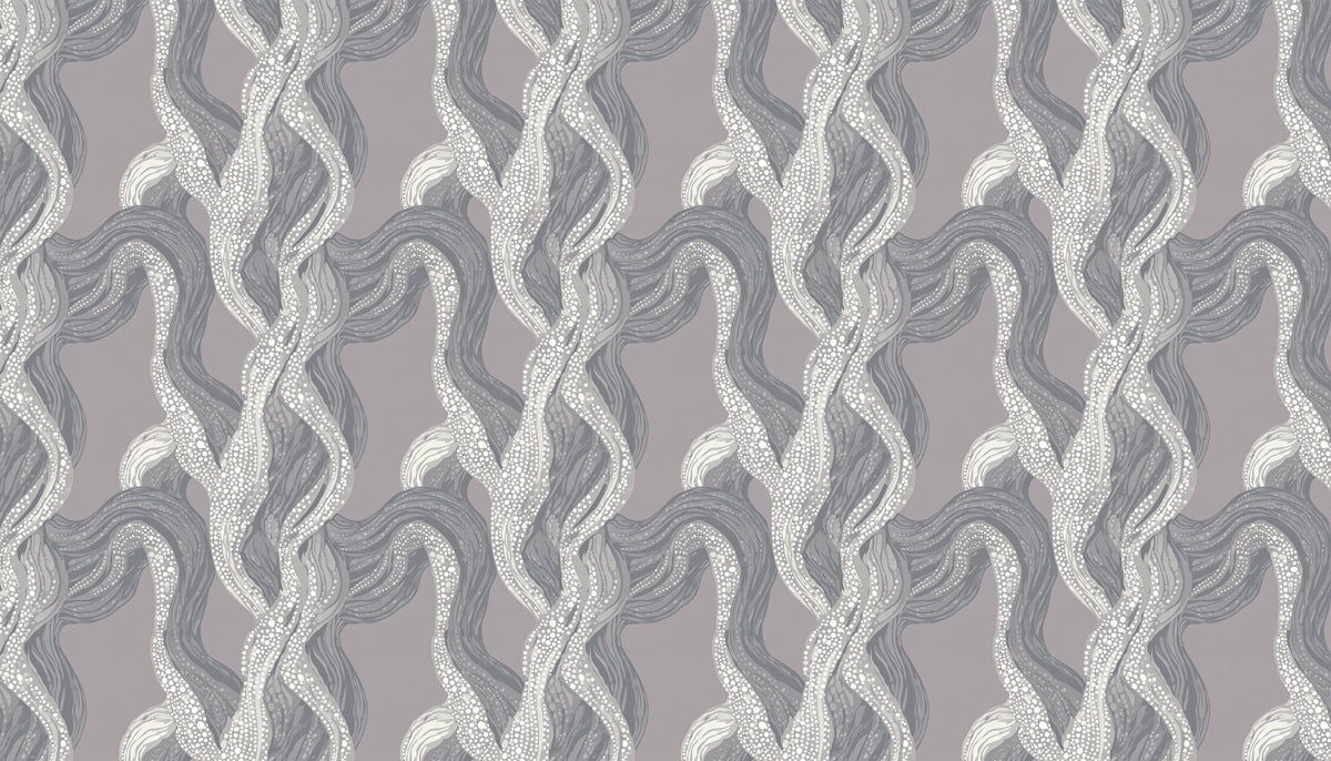 Abstract Swirl Mural Wallpaper | Serene Ribbon Texture