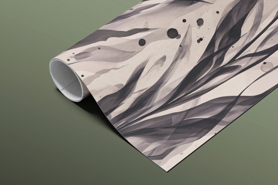 Abstract Leaf Mural Wallpaper | Modern Vertical Texture