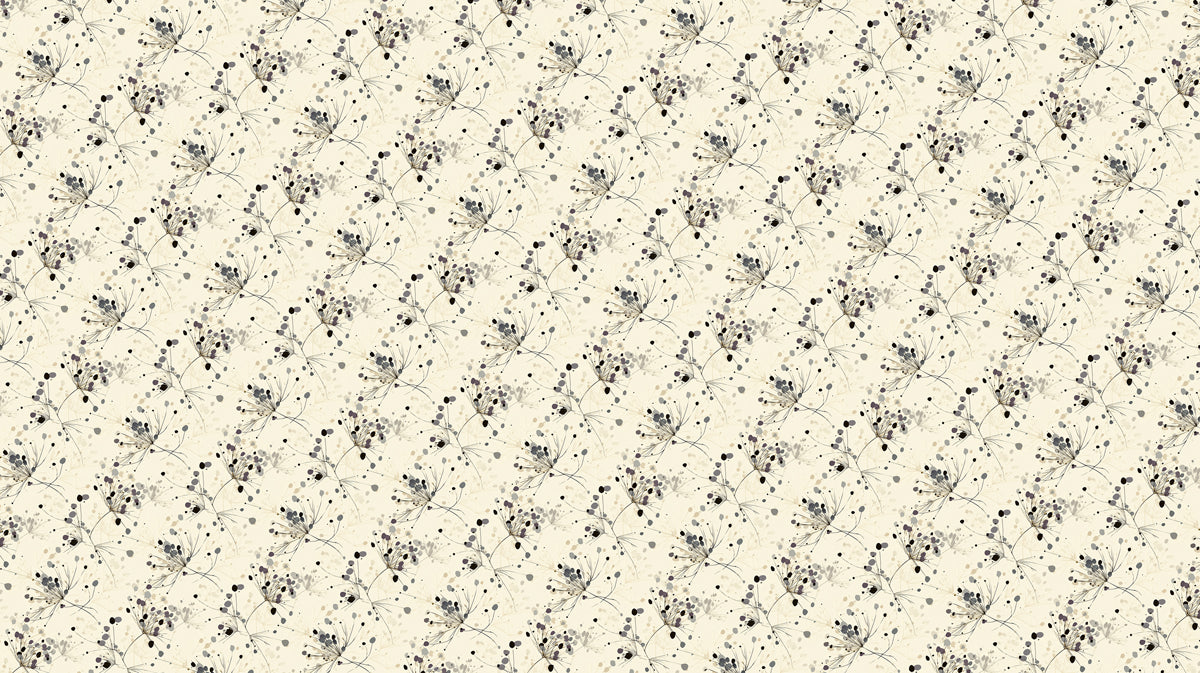 Micro Dandelion Head Wallpaper | Neutral Cream, Abstract Speckle, Fine Texture