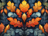 Giant Tulip Mural Wallpaper in Living Room | Various Colors (Orange, Green, etc.) of Tulip