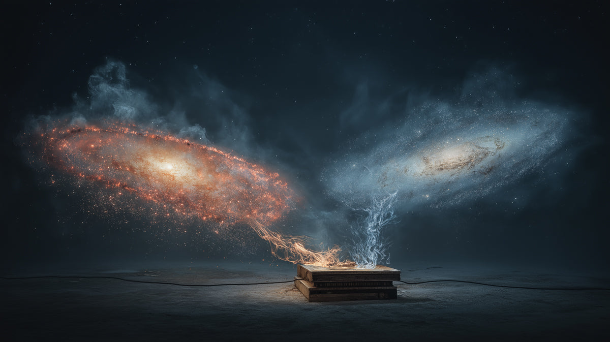 Galaxies of Creation Conceptual Mural Wallpaper | Book of Genesis, Cosmic Dualism, Sci-Fi Fantasy