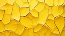 Yellow Cracked Mural Wallpaper in Living Room | Yellow Crack