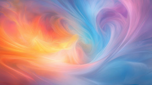 Colorful Swirl Mural Wallpaper in Office| Various Colors (Orange, Blue, Purple, etc.) of Colorful Swirls