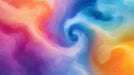 Colorful Swirl Mural Wallpaper in Office| Various Colors (Orange, Blue, Purple, etc.) of Colorful Swirls
