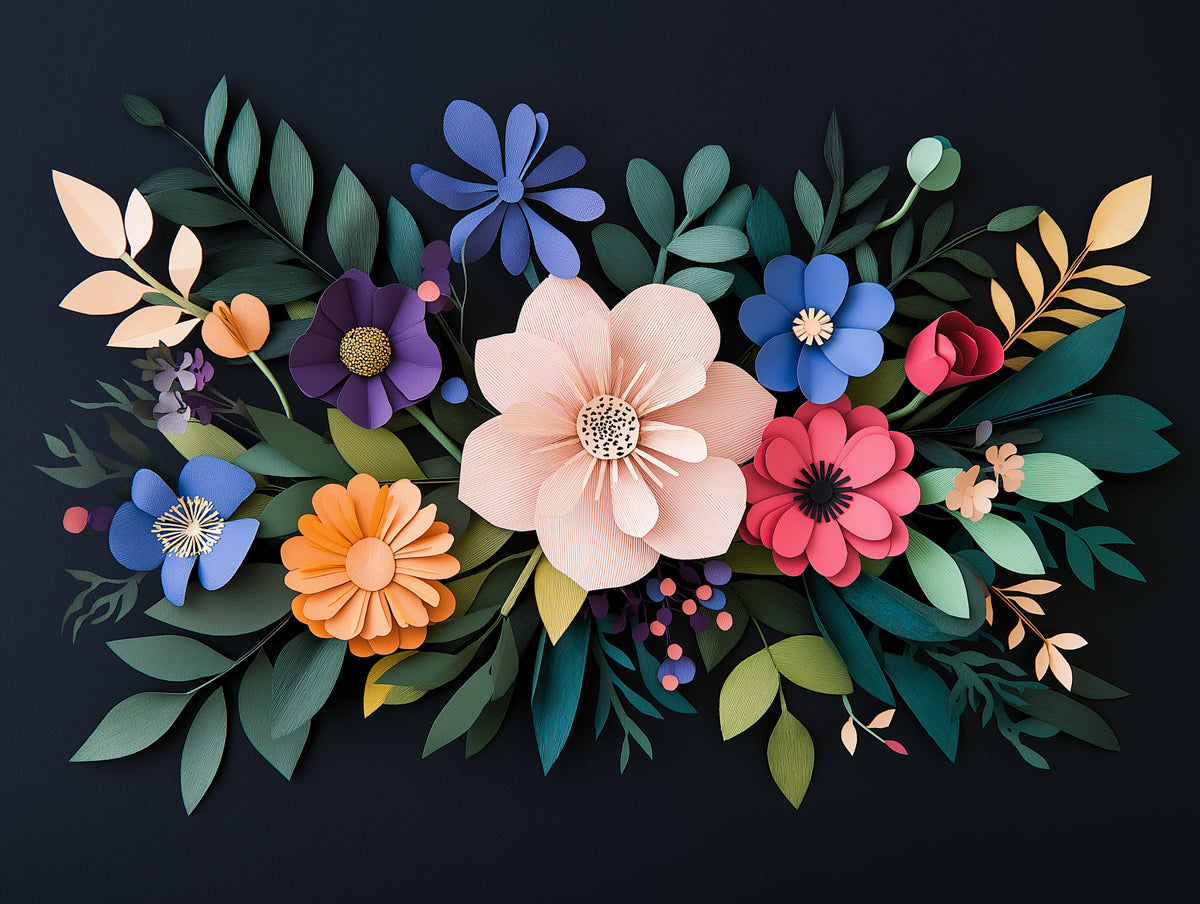 Vibrant Floral | Various Colors (Pink, Blue, etc.) of Flowers