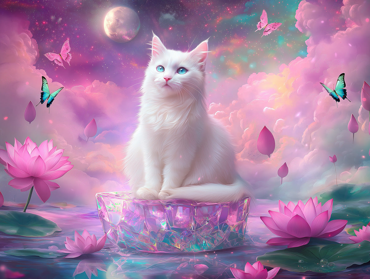  Magical Cat Mural Wallpaper