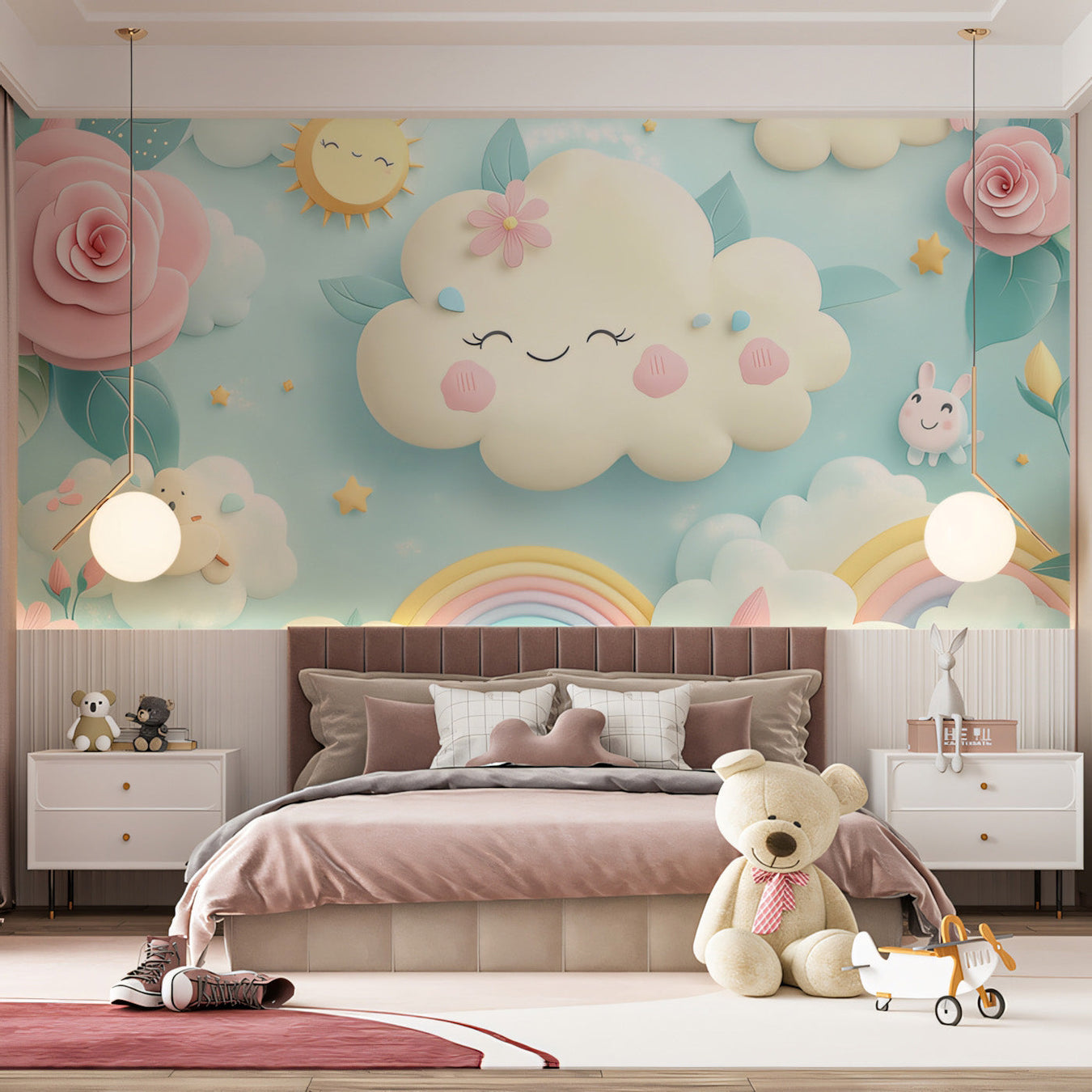 Kid’s Room Mural Wallpaper