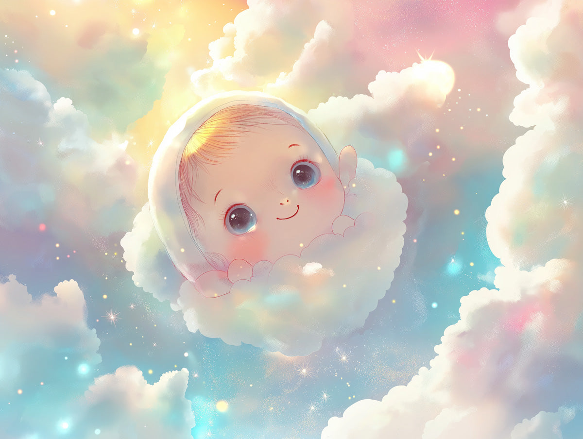 Bubbly Baby Mural Wallpaper